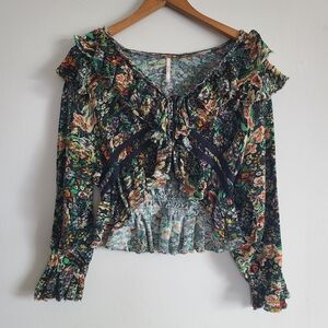 Free People Rudi Ruffle Top